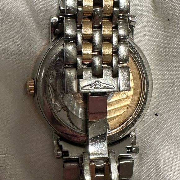 Women’s Longines 18k gold automatic 13 diamonds watch cards receipt 3200. - Picture 13 of 16